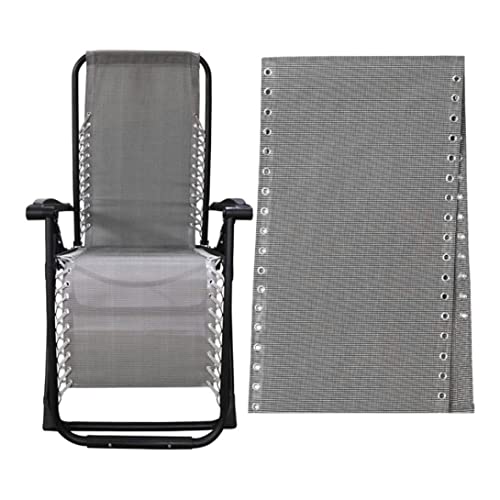 Beito Recliner Replacement Cloth Universal Replacement Fabric for Sun Lounger Breathable Durable Replacement Fabric Cover for Garden Sun Lounger - Grey.