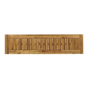 Christopher Knight Home Kemp Outdoor Acacia Wood Bench, Sandblast Natural Finish