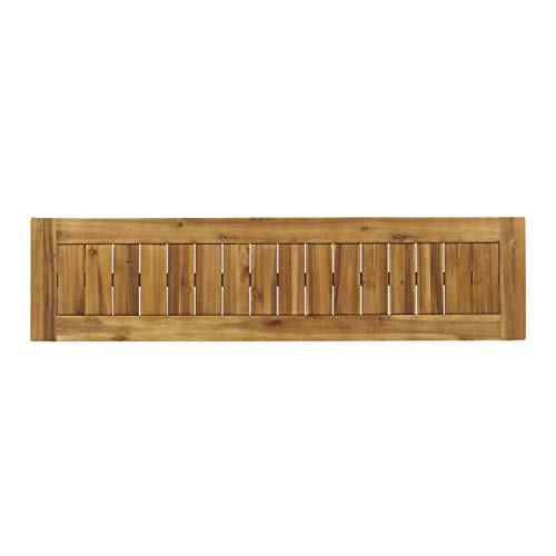 Christopher Knight Home Kemp Outdoor Acacia Wood Bench, Sandblast Natural Finish