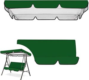 waterproof swing ceiling cover swing cover garden courtyard anti-ash and anti-falling sunshade cover 210d garden protective cover for 2/3-seater-swing 22.6.21