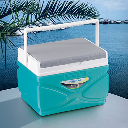 Picnic Cooler – 4.5 Liter Hard Cooler – Coolbox Keeps Contents Cool for 48 Hours – BPA Free Outdoor Cooler – Portable Cooler for Picnics, Grill, Camping (Sky Blue)