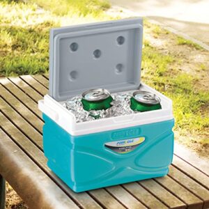 Picnic Cooler – 4.5 Liter Hard Cooler – Coolbox Keeps Contents Cool for 48 Hours – BPA Free Outdoor Cooler – Portable Cooler for Picnics, Grill, Camping (Sky Blue)