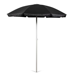oniva – a picnic time brand outdoor canopy sunshade beach umbrella 5.5′ – small patio umbrella – beach chair umbrella, (black)