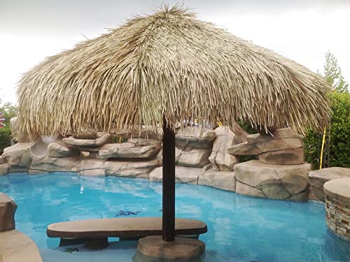 Forever Bamboo Mexican Palm Thatch Umbrealla Cover, 12ft D