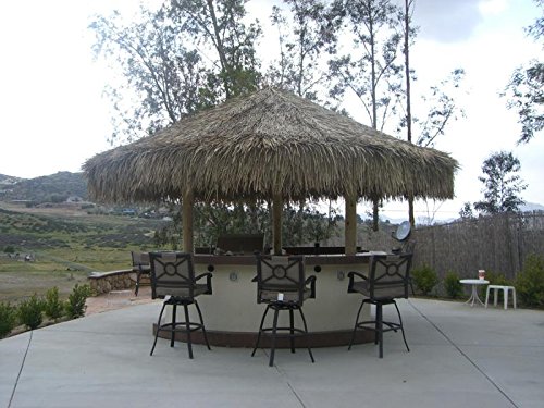 Forever Bamboo Mexican Palm Thatch Umbrealla Cover, 12ft D