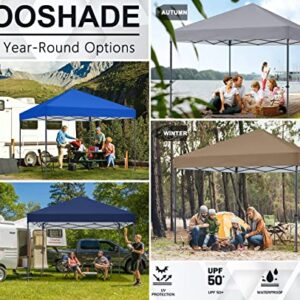 COOSHADE Durable Easy Pop Up Canopy Tent 12x12Ft(White)