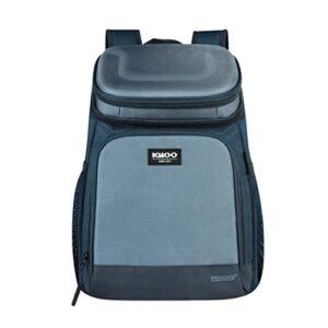 igloo 18 can evergreen blue backpack