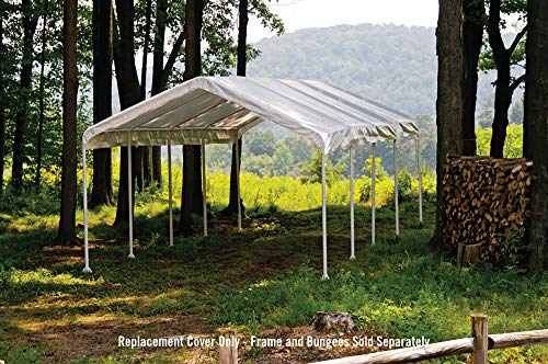 ShelterLogic SuperMax All Purpose Outdoor 12 x 26-Feet Canopy Replacement Cover for SuperMax Canopies (Cover Only, Frame Not Included)