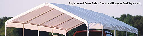 ShelterLogic SuperMax All Purpose Outdoor 12 x 26-Feet Canopy Replacement Cover for SuperMax Canopies (Cover Only, Frame Not Included)