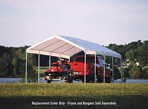 ShelterLogic SuperMax All Purpose Outdoor 12 x 26-Feet Canopy Replacement Cover for SuperMax Canopies (Cover Only, Frame Not Included)