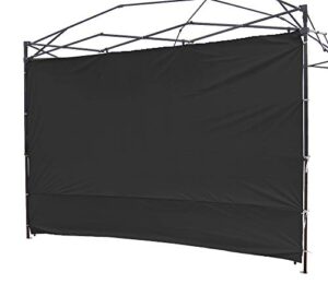 ninat canopy sunwall sidewall gazebos tent waterproof for 10x10ft pop up canopy straight leg gazebos outdoor instant canopies 1 pcs black canopy sidewall only