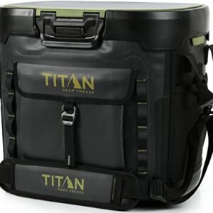 Titan Deep Freeze Welded Coolers and Welded Backpacks, Leak Proof, Microban Protection, and Multi-Day Ice Retention
