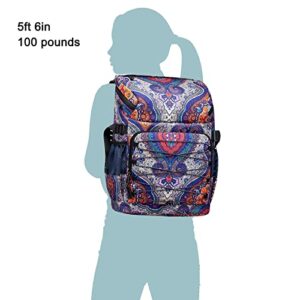Backpack Cooler for Women, Small Soft Side Beach Back Pack Coolers for Hiking Kayaking Picnic 25 Cans Waterproof Cooler Backpack Insulated Leak-Proof Totem