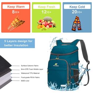 Backpack Cooler, 36 Cans Insulated Cooler Backpack Multifunctional Waterproof Leak Proof Soft Lightweight Backpack Cooler With Large Capacity for Men Women to Camping Hiking Picnics Beach or Day trips