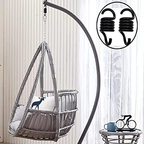 Porch Swing Springs Hammoch Springs - 1500Lbs Black Heavy Duty Suspension Spring for Swing Chair, Porch Swings, Spring Chair (2pcs X 750Lbs)