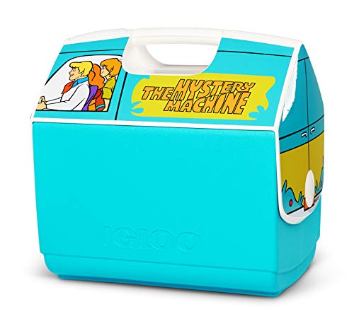 Igloo 16 Quart Limited Edition Scooby Doo Mystery Machine Portable Lunchbox Playmate Elite Cooler Ice Box, Large (48858)