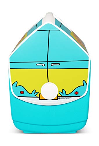 Igloo 16 Quart Limited Edition Scooby Doo Mystery Machine Portable Lunchbox Playmate Elite Cooler Ice Box, Large (48858)