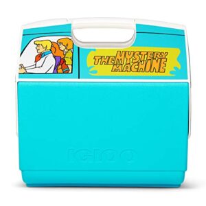 Igloo 16 Quart Limited Edition Scooby Doo Mystery Machine Portable Lunchbox Playmate Elite Cooler Ice Box, Large (48858)