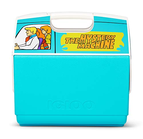 Igloo 16 Quart Limited Edition Scooby Doo Mystery Machine Portable Lunchbox Playmate Elite Cooler Ice Box, Large (48858)