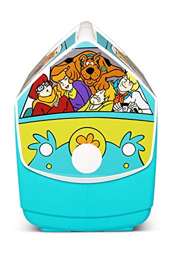 Igloo 16 Quart Limited Edition Scooby Doo Mystery Machine Portable Lunchbox Playmate Elite Cooler Ice Box, Large (48858)