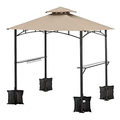 Ontheway Sand Bags for Canopy Tent, Heavy Duty Weights Sandbags, 4pcs-Pack (Black)