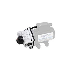 Everflo Soft Wash (Bleach) 12V Diaphragm Replacement Pump Head - 5.5GPM, QA Ports, white (EFSW5500CT)
