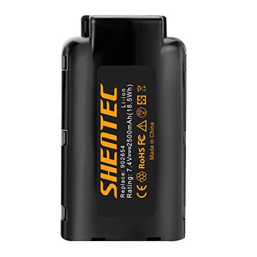 Shentec 2 Pack 7.4V 2.5Ah Battery Compatible with Paslode 902654 902600 B20543A B20543 CF325LI 918000 IM250A Li, Li-ion 7.4V Battery