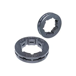 clutch drum rim sprocket 3/8-7 fits for husqvarna stihl chainsaw 640200214 (2 pack)