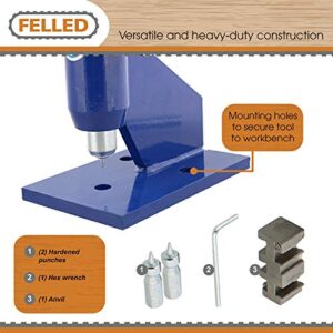 Felled Chainsaw Chain Breaker and Rivet Tool Kit - Workbench Chainsaw Rivets and Chainsaw Link Removal Tool