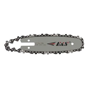 e & s chainsaw bar & chain combo 5 inch .043″ gauge .030″ pitch 28 drive links, semi chisel 5 inch chainsaw chain for worx wg324e wg324e.9 model