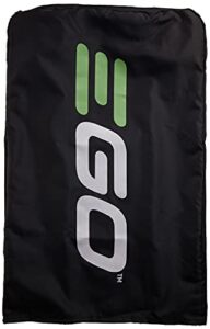 ego power+ cm001 cover for walk-behind mower durable fabric to protect against dust, dirt and debris , black