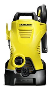 karcher k 2 compact 1600 psi portable electric power pressure washer with vario & dirtblaster spray wands – 1.25 gpm