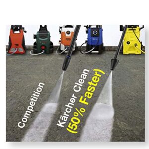 Karcher K 2 Compact 1600 PSI Portable Electric Power Pressure Washer with Vario & Dirtblaster Spray Wands – 1.25 GPM