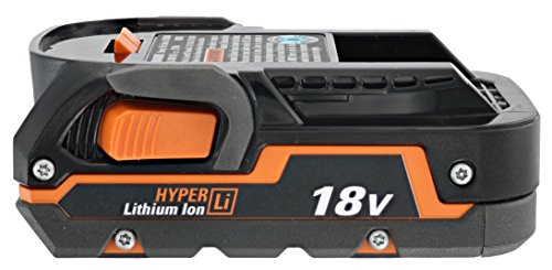 Ridgid Genuine OEM AC840085 1.5 Amp Hour 18V Compact Lithium Ion Power Tool Battery with Onboard Fuel Gauge and Flat Standing Base