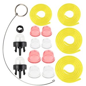 partszen AC04122 Fuel Line Primer Bulb Kit for Zama Ryobi Homelite Husqvarna Poulan Craftman Chainsaw Trimmer Blower Carburetor Weed Eater