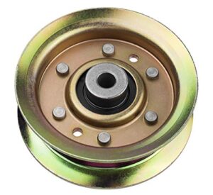 idler pulley fit for craftsman mower – 532173437 idler pulley bearings fit for craftsman lt1000 lt2000 lawn mower tractor with 42″ deck, replacement for 532131494 532173438 165888