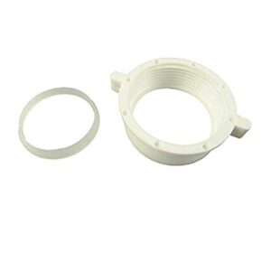 danco 86797 slip joint nut and washer, plastic, white