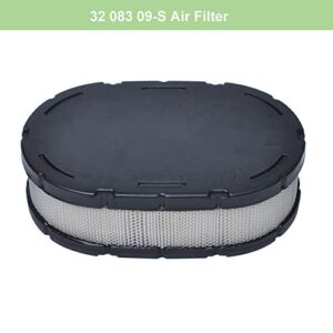 32 883 09-S1 Air Filter for Compatible with Kohler Stens KT715 KT725 KT730 KT735 KT740 102-036 with Pre Filter 32 083 09-S 32 083 10-S (Pack of 4)