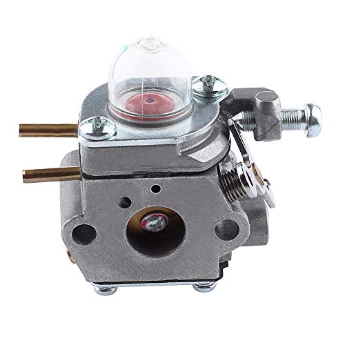 WT973 Carburetor for Bolens BL110 BL160 BL425 Cub Cadet BC210 BC280 CC212 CS202 SS270 String Trimmer Brushcutter Carb Kit with Fuel Filter Fuel Lines Spark Plug