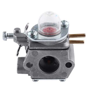 WT973 Carburetor for Bolens BL110 BL160 BL425 Cub Cadet BC210 BC280 CC212 CS202 SS270 String Trimmer Brushcutter Carb Kit with Fuel Filter Fuel Lines Spark Plug