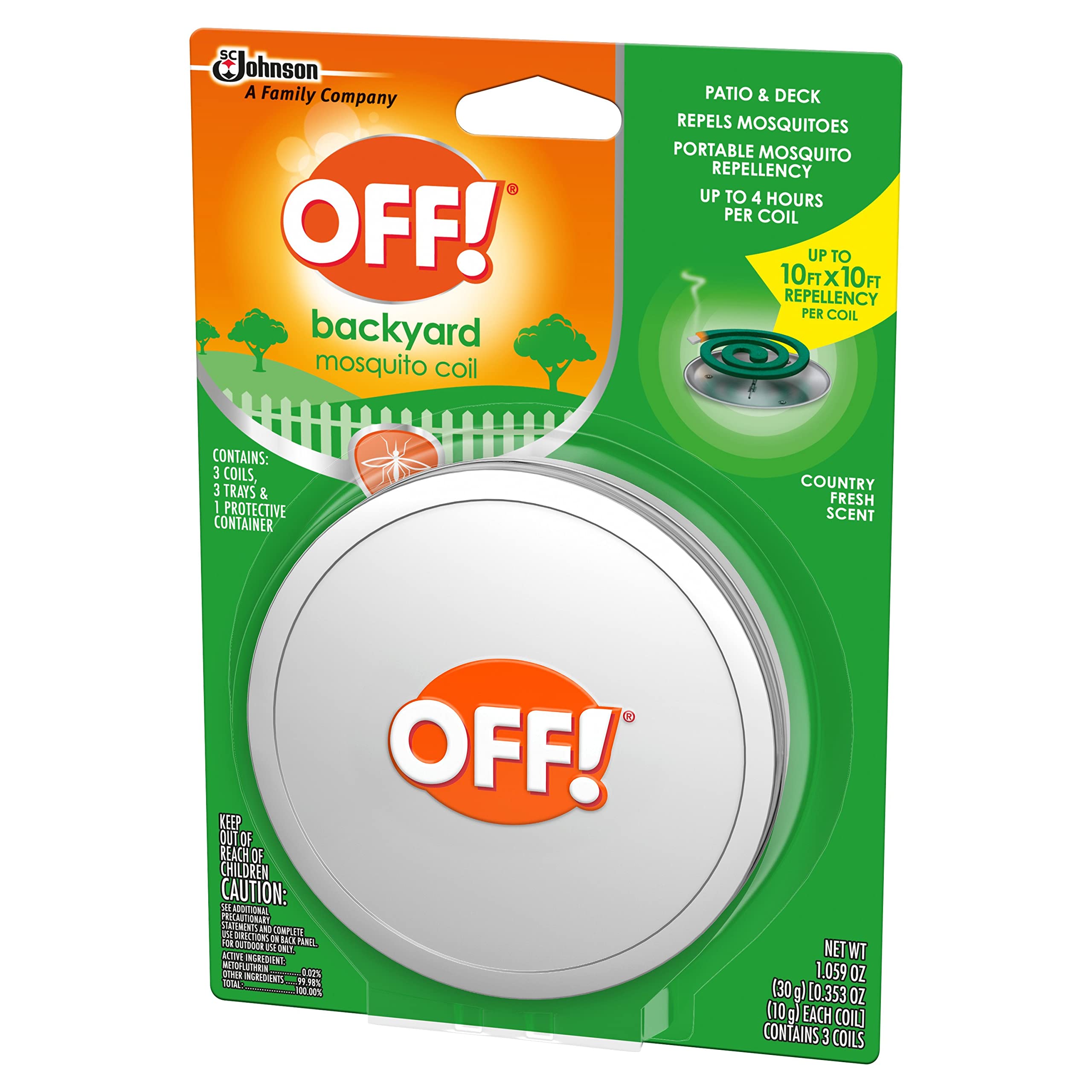 OFF! Patio and Deck Coil Tin, 1 CT (Pack - 1)