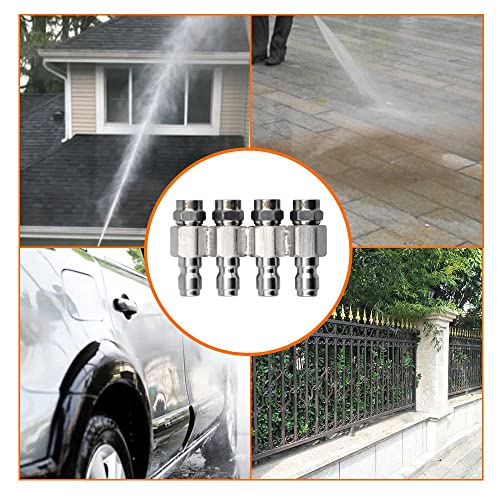 JRod Pressure Washer Nozzles / Downstream Nozzle Kit - For 2-3 GPM Pressure Washer with 4 Way J-Rod Tip Holder Pressure Washer - 1/4" Quick Connect