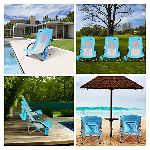 Nice C Beach Chair with Cooler + 2 Pack Beach Chair with Cooler and Umbrella