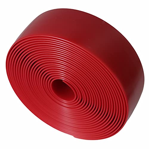 KOMORAX RED 2" Wide 20' Length Chair Vinyl Strap Strapping for Patio Lawn Garden Outdoor Furniture Matte Finish Color