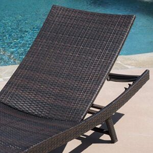 Christopher Knight Home Kauai Chaise Lounge, Multibrown