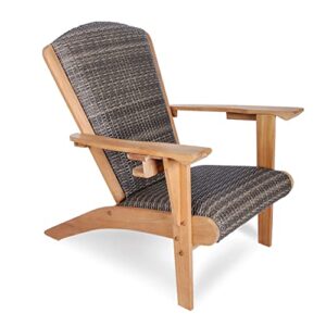 cambridge casual auburn upholstered outdoor adirondack chair