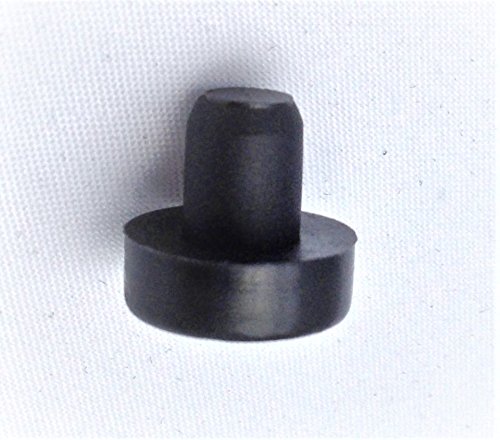 1/2" Nylon Stem Bumper | Black | for Patio Swivel Chairs | Pack of: 25