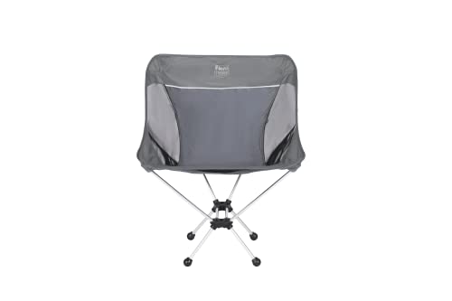 TIMBER RIDGE FC-339L Lightweight Portable Backpacking Folding Compact Camping Adults, Outdoor Chair with Carry Bag for Travel, Hiking, Beach, Supports 300lbs, 22" W x 14.2" D x 28.7" H, Gray