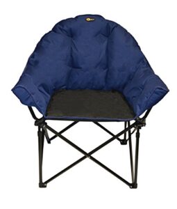 faulkner 49575 big dog bucket chair, blue/black