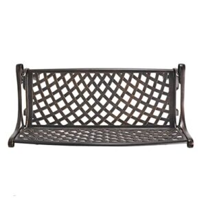 Christopher Knight Home Eastwood Antique Copper Cast Aluminum Bench